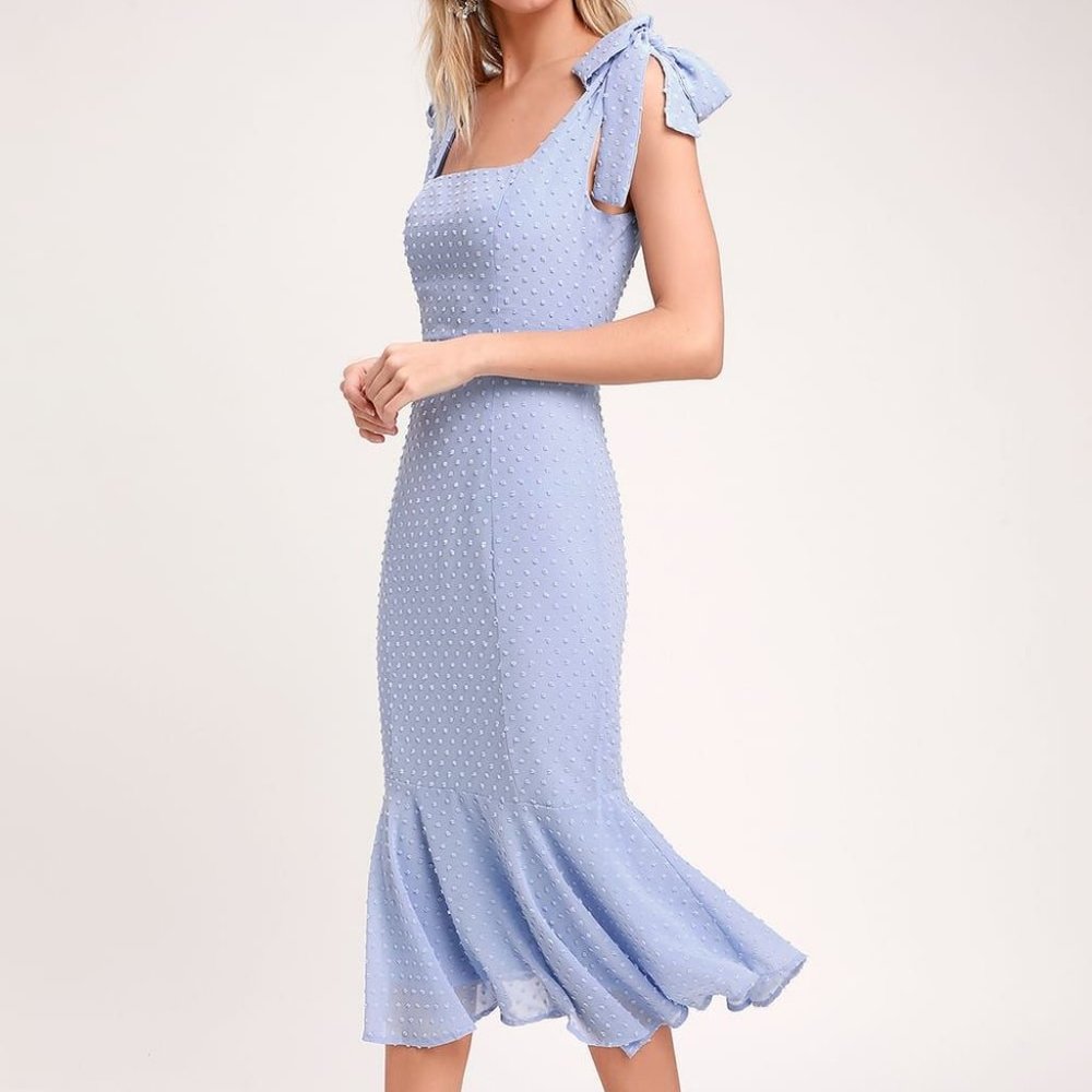Lulus Tie-Strap Midi Dress